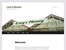 Tablet Screenshot of larrysnursery.net